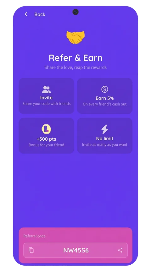 Lingoodie referral screen